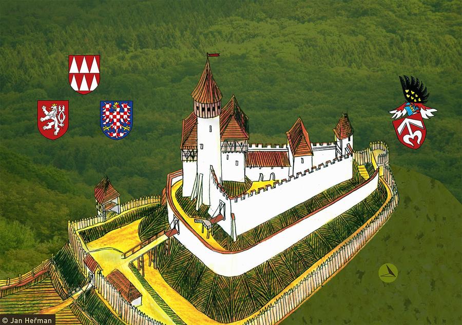 Stručná historie hradu Hluboký v Hrubé Vodě